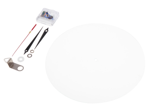 Изображение №6 | Часы настенные стеклянные «Thames» (прозрачный матовый/черный/красный)