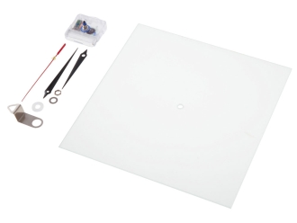 Изображение №6 | Часы настенные стеклянные «Nile» (прозрачный матовый/черный/красный)