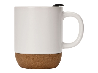 Изображение №5 | Кружка с пробковым дном и крышкой «Denpasar» (белый матовый)