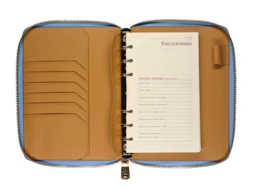 Изображение №4 | Ежедневник недатированный А5- «Riviera. Zefir» (голубой зефир)