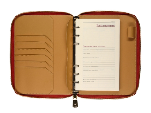 Изображение №2 | Ежедневник недатированный А5- «Riviera. Classic» (красный)