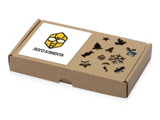 Изображение №2 | Подарочный набор для раскрашивания «Christmas Toys» (натуральный)