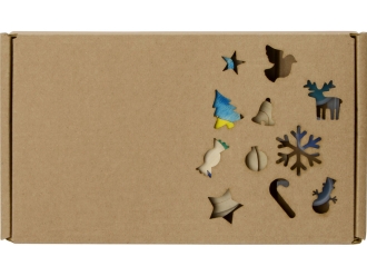 Изображение №3 | Подарочный набор для раскрашивания «Christmas Toys» (натуральный)