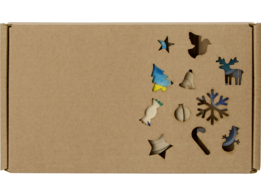 Изображение №3 | Подарочный набор для раскрашивания «Christmas Toys» (натуральный)