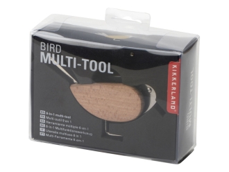 Изображение №6 | Мультитул в форме птицы «Bird» (серебристый/натуральный)