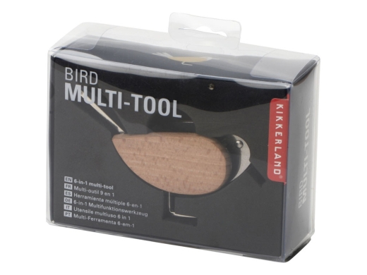 Изображение №6 | Мультитул в форме птицы «Bird» (серебристый/натуральный)