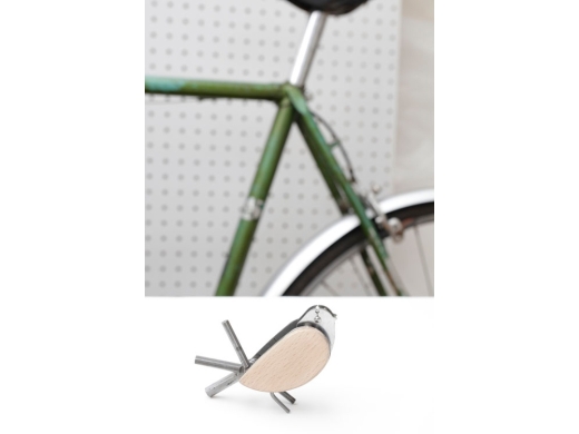 Изображение №8 | Мультитул в форме птицы «Bird» (серебристый/натуральный)