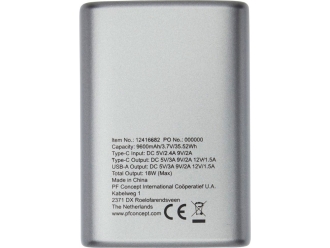 Изображение №3 | Внешний аккумулятор «Tron Mini», 9600 mAh (серый)