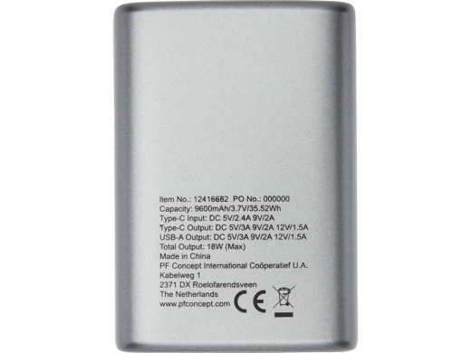 Изображение №3 | Внешний аккумулятор «Tron Mini», 9600 mAh (серый)