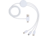 Изображение №3 | Зарядный кабель 5-в-1 «Pure» с противобактериальной присадкой (белый)
