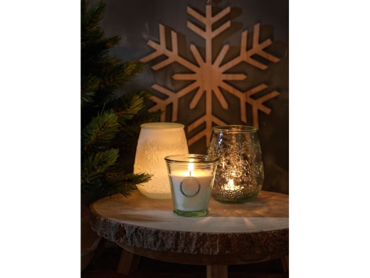 Изображение №5 | Подставка для чайной свечи «Faro» из переработанного стекла (прозрачный)