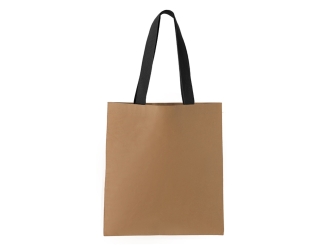 Изображение №1 | Сумка-шоппер «Papyrus» из моющейся крафт-бумаги (натуральный/черный)