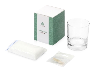 Изображение №4 | Подарочный набор «Свеча насыпная» (прозрачный, белый)