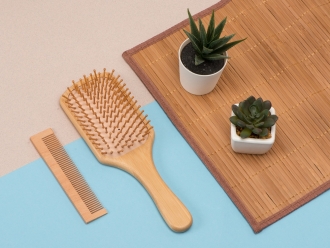 Изображение №4 | Расческа-гребень для волос «Leela» (натуральный)