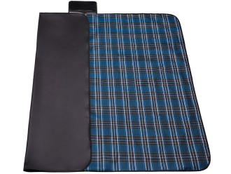 Изображение №4 | Непромокаемый плед для пикника «Fabrizio» (синий, черный)