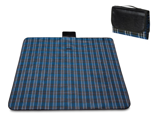 Изображение №1 | Непромокаемый плед для пикника «Fabrizio» (синий, черный)