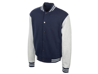 Изображение №7 | Бомбер «Oxford», унисекс S (темно-синий/серый меланж)