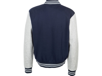 Изображение №10 | Бомбер «Oxford», унисекс S (темно-синий/серый меланж)