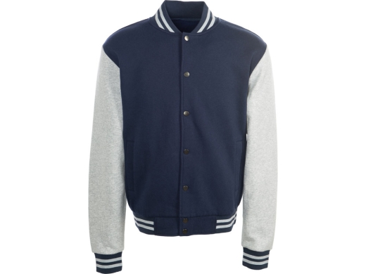 Изображение №9 | Бомбер «Oxford», унисекс S (темно-синий/серый меланж)