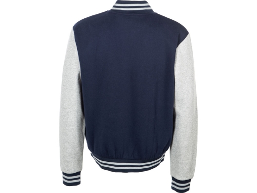 Изображение №10 | Бомбер «Oxford», унисекс S (темно-синий/серый меланж)