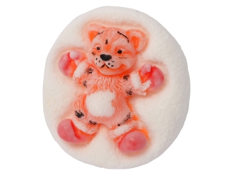 Изображение №1 | Мыло ручной работы «Тигренок Да Винчи» (белый/оранжевый)