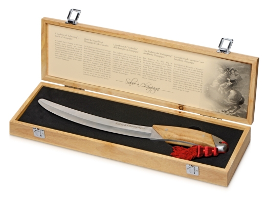 Изображение №2 | Сабля для шампанского «Sabrage» (серебристый, натуральный)