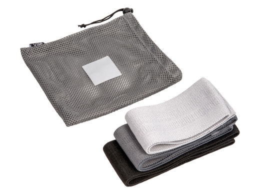 Изображение №2 | Набор тканевых фитнес-резинок «Shape» (серый, черный)