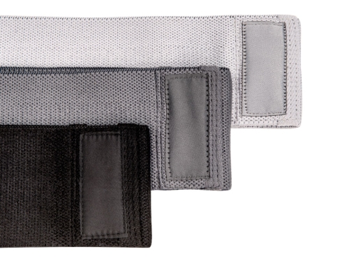 Изображение №6 | Набор тканевых фитнес-резинок «Shape» (серый, черный)