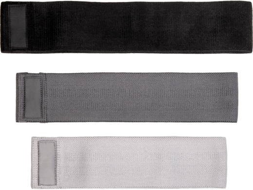 Изображение №7 | Набор тканевых фитнес-резинок «Shape» (серый, черный)