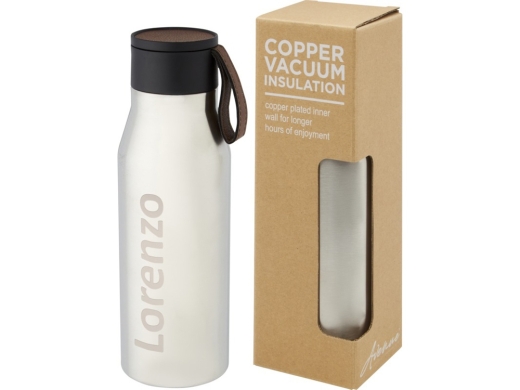 Изображение №9 | Термобутылка «Ljungan» с медной вакуумной изоляцией (серебристый/черный)