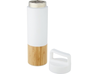 Изображение №3 | Термобутылка «Torne» с медной вакуумной изоляцией (белый/натуральный)