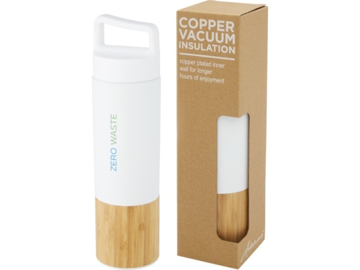 Изображение №6 | Термобутылка «Torne» с медной вакуумной изоляцией (белый/натуральный)