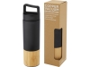 Изображение №1 | Термобутылка «Torne» с медной вакуумной изоляцией (черный/натуральный)