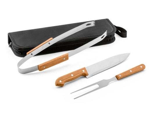 Изображение №2 | Набор для барбекю «GRILL» (натуральный/серебристый, черный)