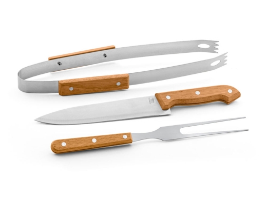 Изображение №4 | Набор для барбекю «GRILL» (натуральный/серебристый, черный)