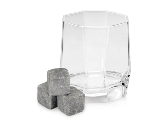 Изображение №2 | Набор для виски «Uno» (прозрачный, серый)