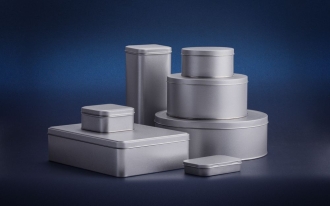 Изображение №4 | Коробка Pragmax L, прямоугольная, серебристая