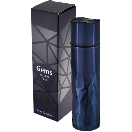 Изображение №5 | Термос Gems Black Sapphire, сапфир (синий)