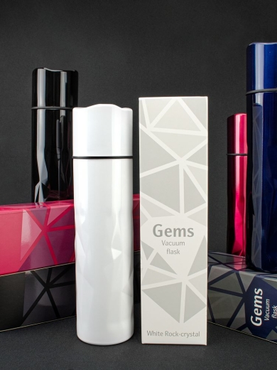 Изображение №11 | Термос Gems White Rock Crystal, белый горный хрусталь