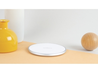 Изображение №5 | Беспроводное зарядное устройство «NEO Core Quick» c быстрой зарядкой с логотипом Rombica (белый)