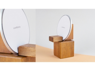 Изображение №6 | Беспроводное зарядное устройство «NEO Core Quick» c быстрой зарядкой с логотипом Rombica (белый)