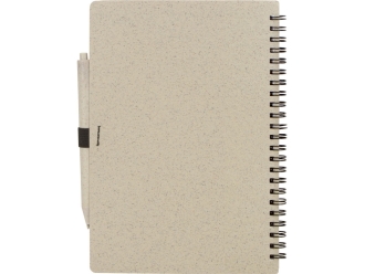 Изображение №8 | Блокнот А5 «Toledo M» с обложкой из пшеницы и пластика и шариковой ручкой A5 (бежевый)