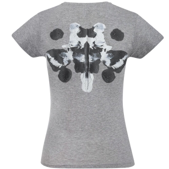 Изображение №2 | Футболка женская «Подсознательность», серый меланж, размер S