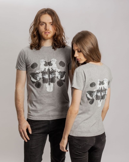 Изображение №7 | Футболка женская «Подсознательность», серый меланж, размер S