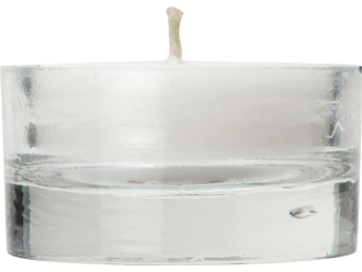 Изображение №2 | Свеча в подсвечнике «Geni» (белый, прозрачный)