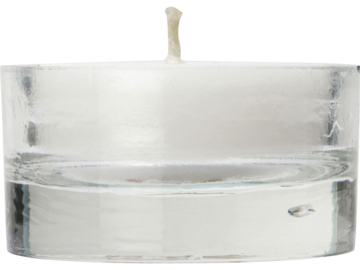 Изображение №2 | Свеча в подсвечнике «Geni» (белый, прозрачный)