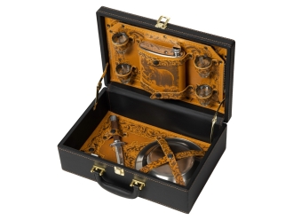 Изображение №1 | Подарочный набор «Пикник в лесу» (темно-коричневый/рыжий)