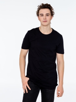 Изображение №4 | Футболка удлиненная Magnum черная, размер XS