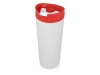 Изображение №1 | Термокружка «Brite» (белый/красный)