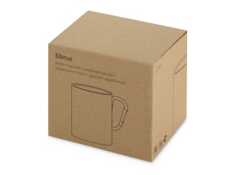 Изображение №5 | Кружка из стали с ручкой-карабином «Elbrus» (серебристый)